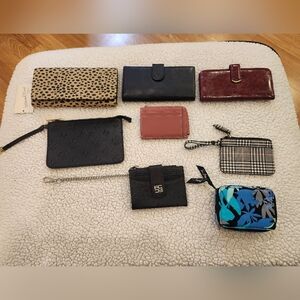 NWOT and NWT bundle of wallets, wristlets and card carriers